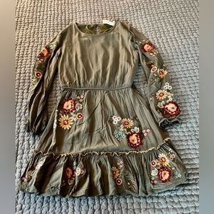 Savanna Jane Small Floral Dress - Green